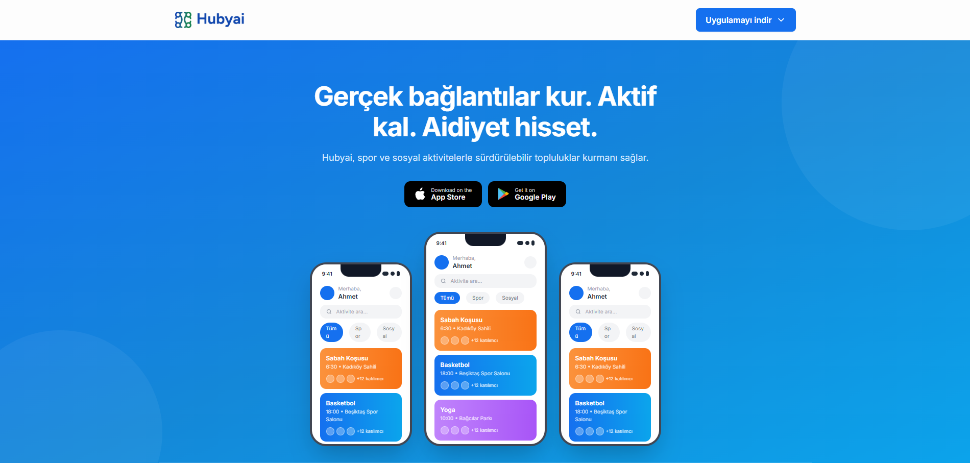 Hubyai Landing Page